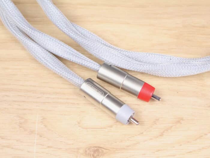 Albedo Monolith pure silver highend audio interconnects RCA 1,0 metre 3