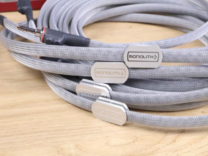 Albedo Monolith pure silver highend audio speaker cables 2,5 metre 2