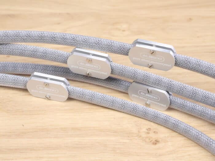 Albedo Monolith pure silver highend audio speaker cables 2,5 metre 3