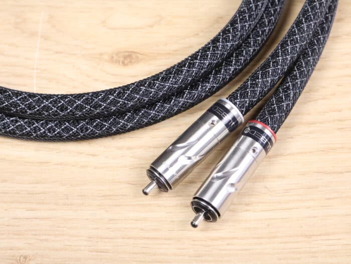 Albedo Solid pure silver highend audio interconnects RCA 1,0 metre 3