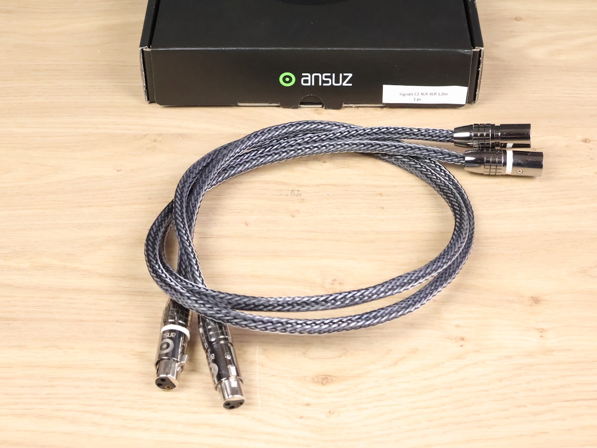Ansuz Acoustics Signalz C2 highend audio interconnects XLR 1,0 metre 11