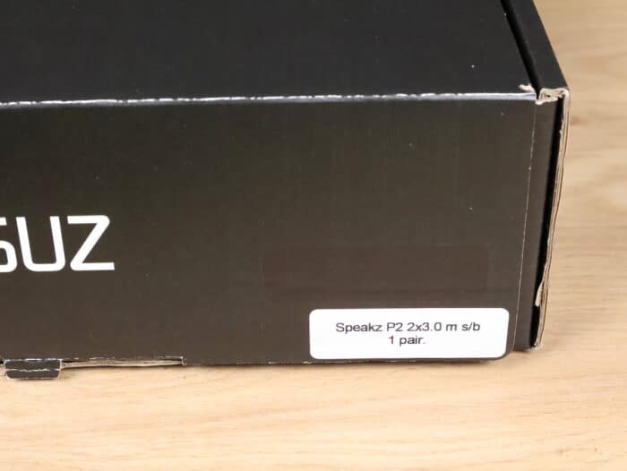 Ansuz Acoustics Speakz P2 highend audio speaker cables 3,0 metre 4