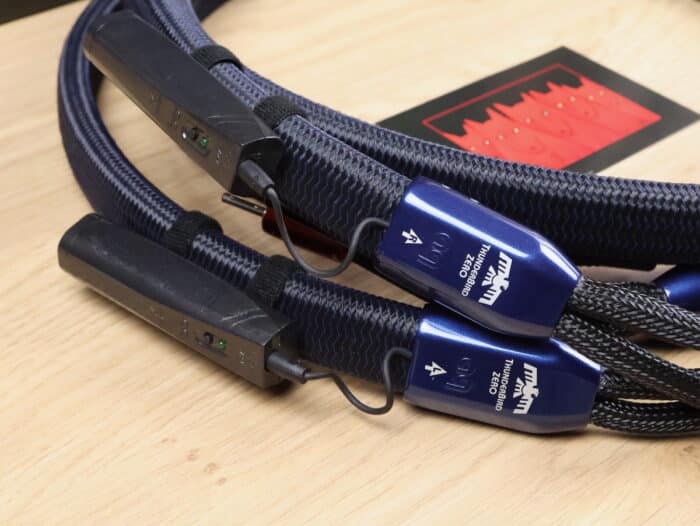 AudioQuest ThunderBird ZERO highend audio speaker cables 2,5 metre 2