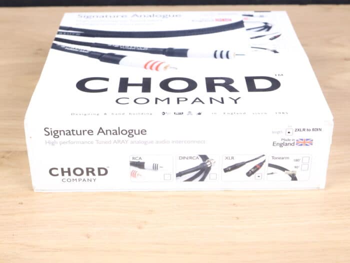 Chord Company Signature Tuned Aray digital audio interconnect 2x XLR to 5-pins DIN 1,0 metre 4
