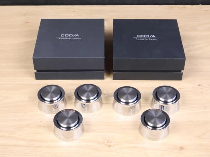 Codia Acoustics Tiso SE highend audio tuning feet (2 sets of 3 available) 1