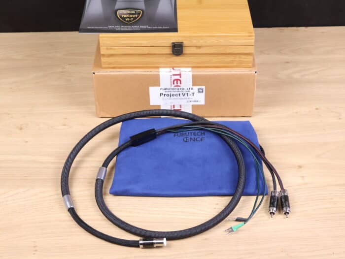 Furutech Project V1-T NCF highend audio Phono Tonearm interconnect 1,5 metre 1