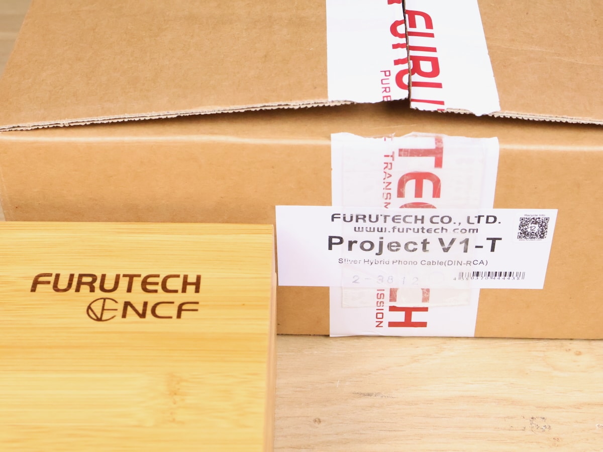Furutech Project V1-T NCF highend audio Phono Tonearm interconnect 1,5 metre 4