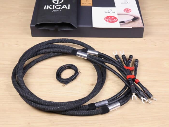 IKIGAI Kangai highend silver-gold audio speaker cables 2,0 metre 1