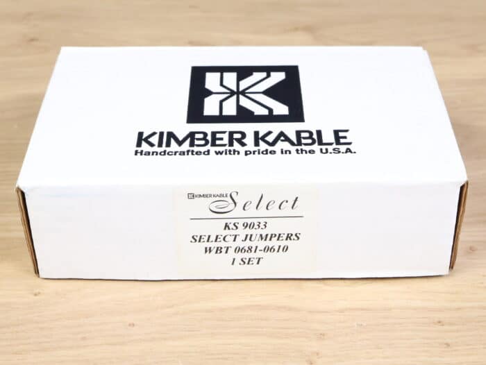 Kimber Kable Select KS-9033 highend audio speaker cable jumpers set of 4 28