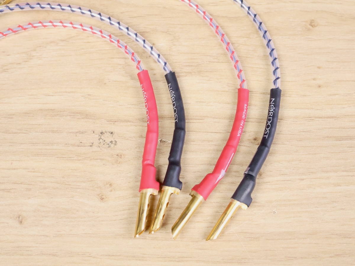 Nordost Norse Bi-Wire audio speaker cable jumpers (set of 4) 63