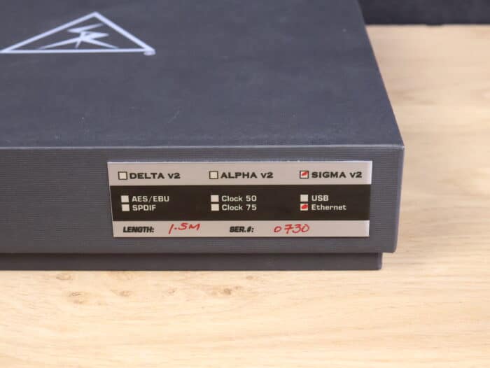 Shunyata Research Sigma V2 Ethernet RJ:E network cable 1,5 metre 4