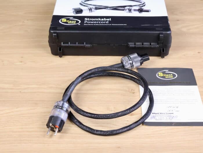 Silent Wire AC-33 Ag silver audio power cable 1,5 metre 1