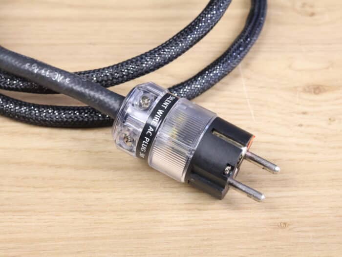 Silent Wire AC-33 Ag silver audio power cable 1,5 metre 2