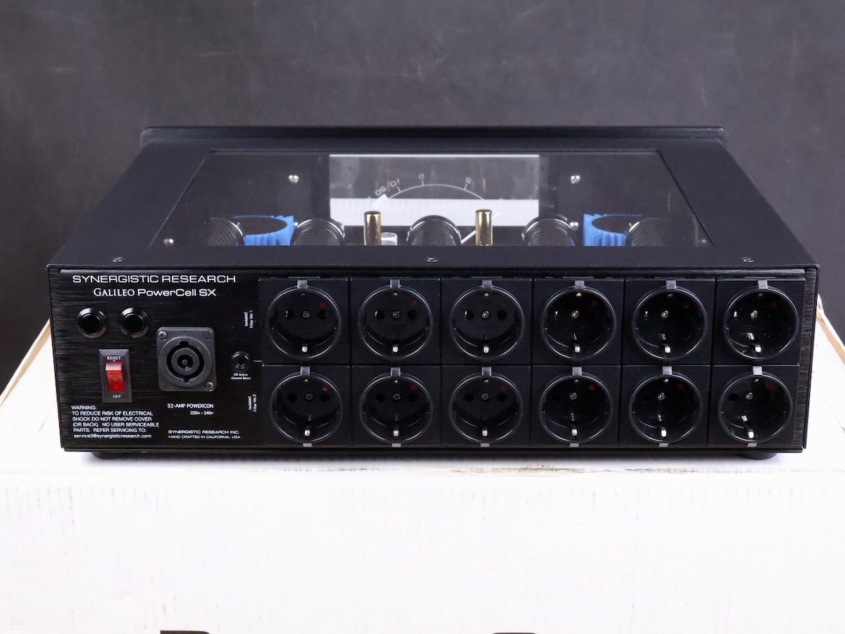 Synergistic Research Galileo PowerCell SX highend audio power conditioner with SRX cable 13