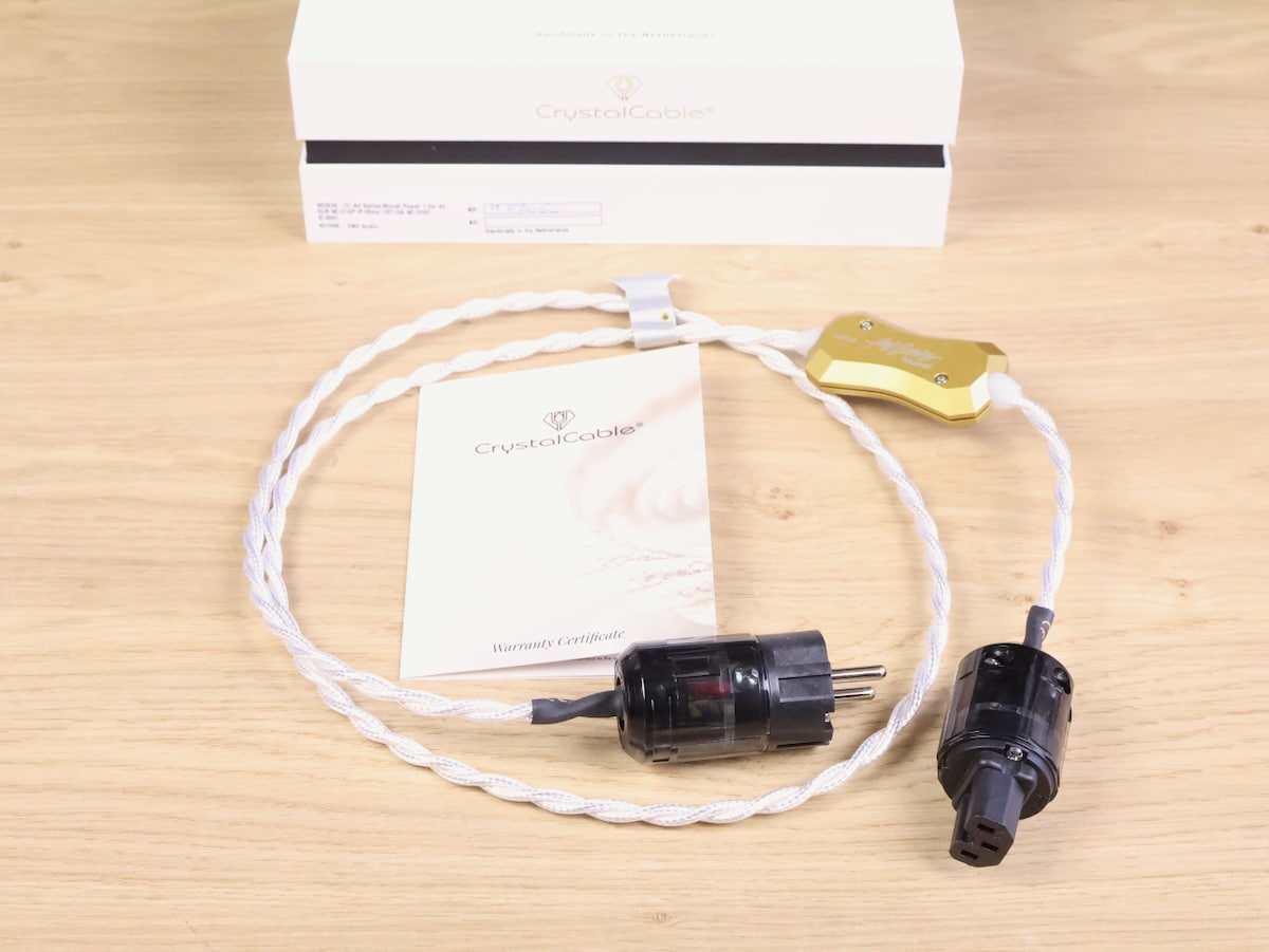 Crystal Cable Art Series Monet highend silver audio power cable 1,5 metre 1