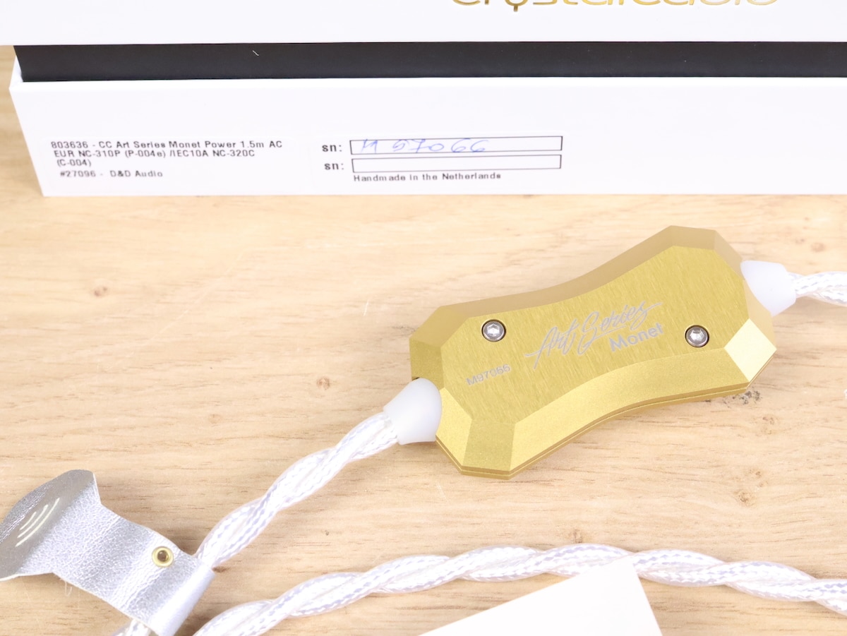 Crystal Cable Art Series Monet highend silver audio power cable 1,5 metre 2