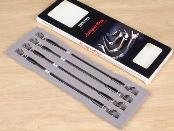 Furutech Jumperflux-S highend audio speaker cable jumpers 0,2 metre 1