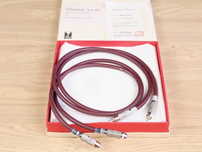Kondo (Audio Note) Theme LS-41 silver highend audio interconnects RCA 1,0 metre 101
