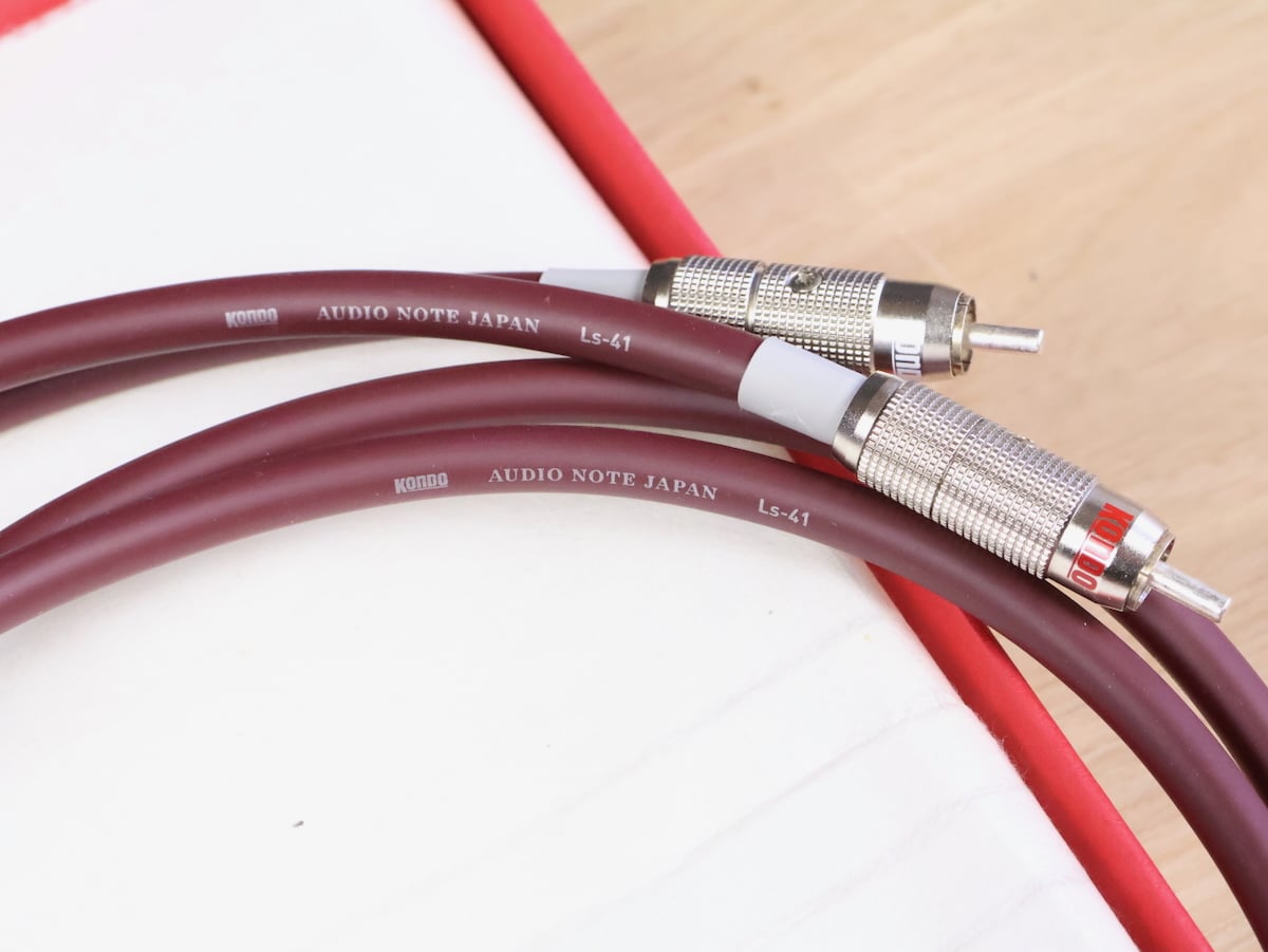 Kondo (Audio Note) Theme LS-41 silver highend audio interconnects RCA 1,0 metre 102