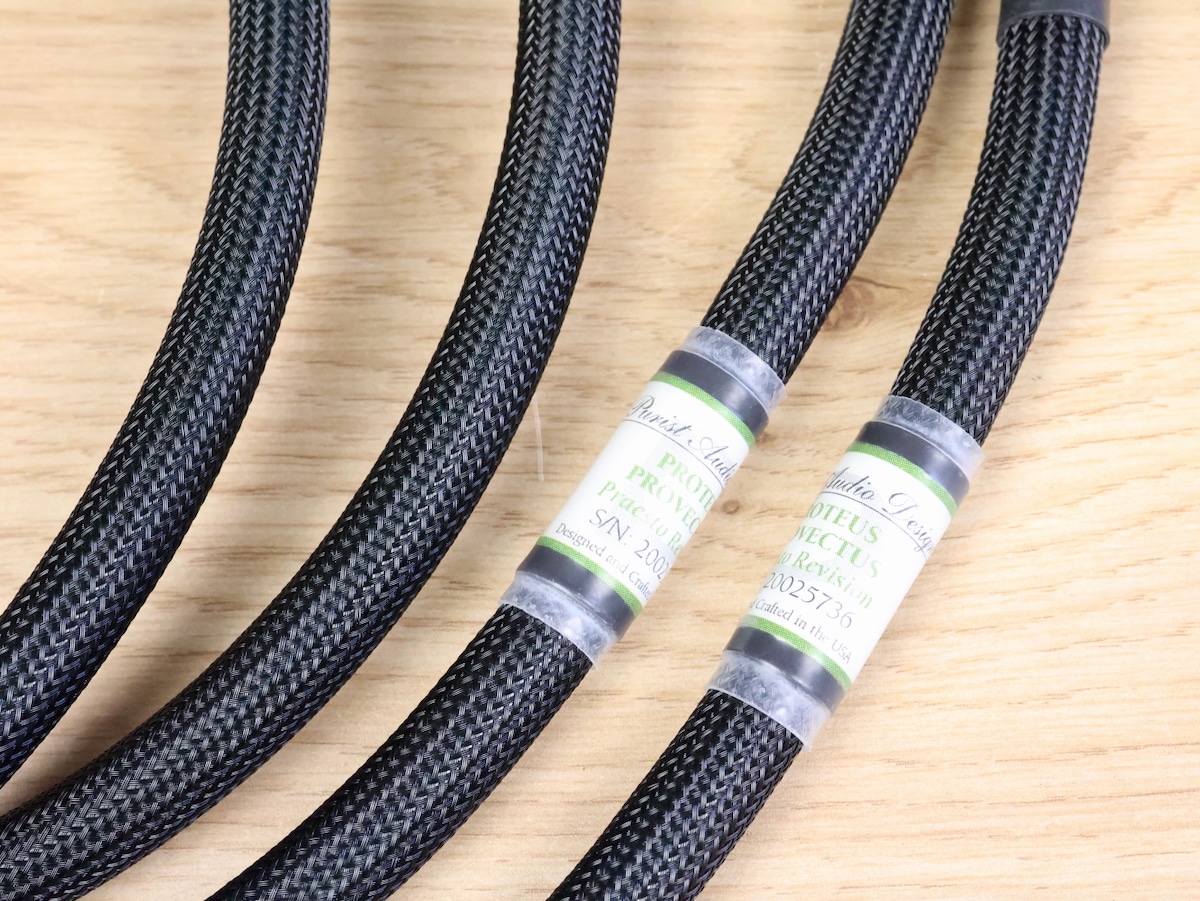 Purist Audio Design Proteus Provectus Praesto highend audio interconnects RCA 1,5 metre 2