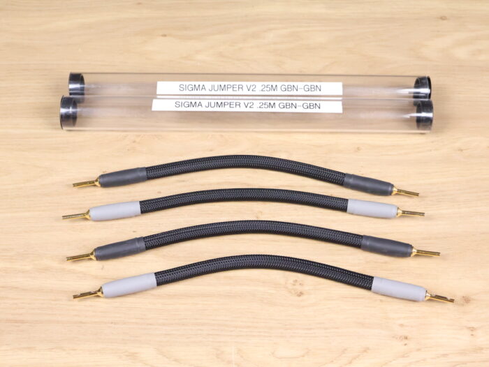 Shunyata Research Sigma V2 highend audio speaker cable jumpers 0,25 metre 1