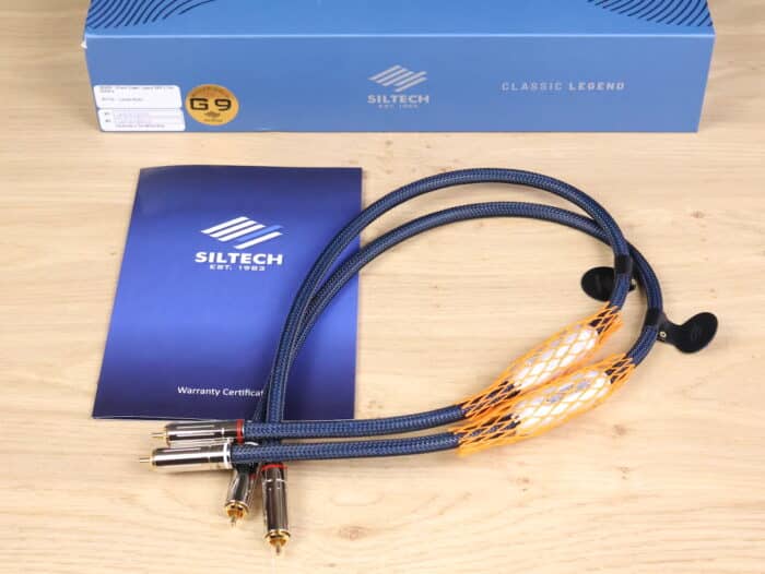 Siltech 380i Classic Legend G9 silver gold audio interconnects RCA 0,75 metre 1
