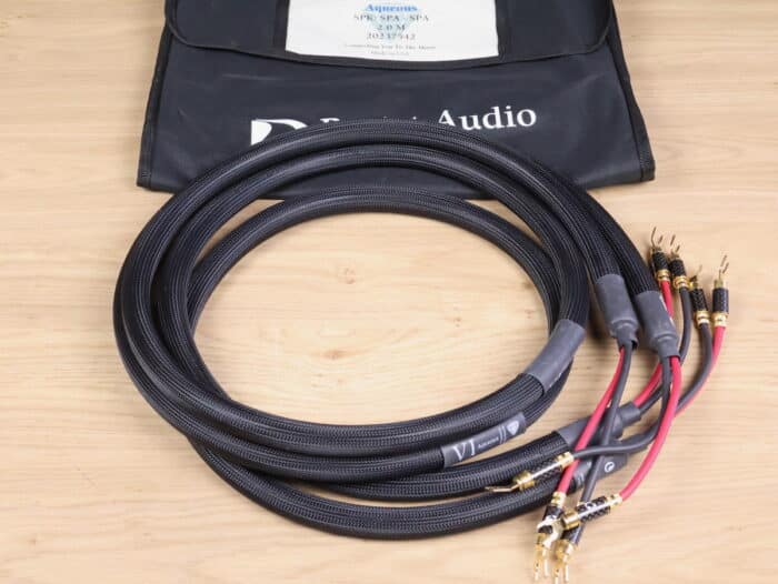 Purist Audio Design Aqueous Aureus (Diamond) audio speaker cables 2,0 metre 1