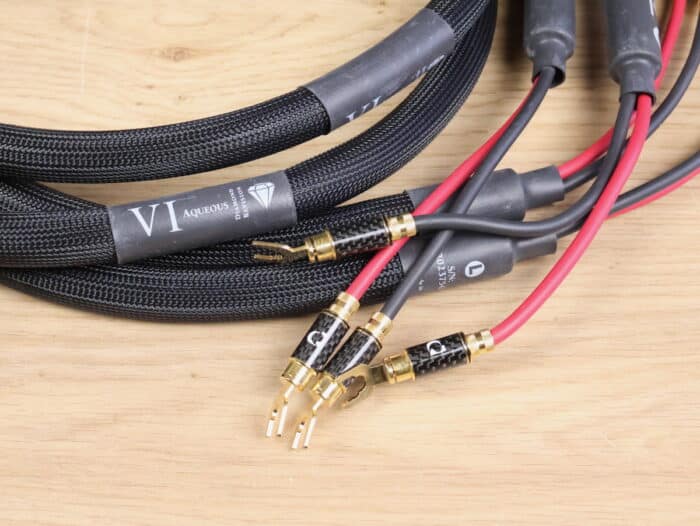 Purist Audio Design Aqueous Aureus (Diamond) audio speaker cables 2,0 metre 2