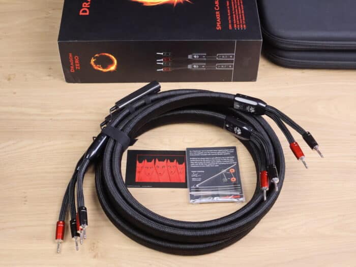 AudioQuest Dragon ZERO high end audio speaker cables 2,5 metre 1