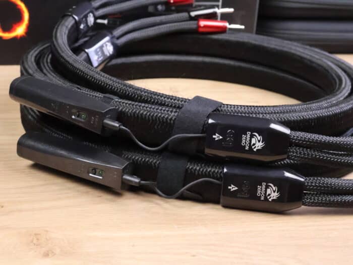 AudioQuest Dragon ZERO high end audio speaker cables 2,5 metre 2