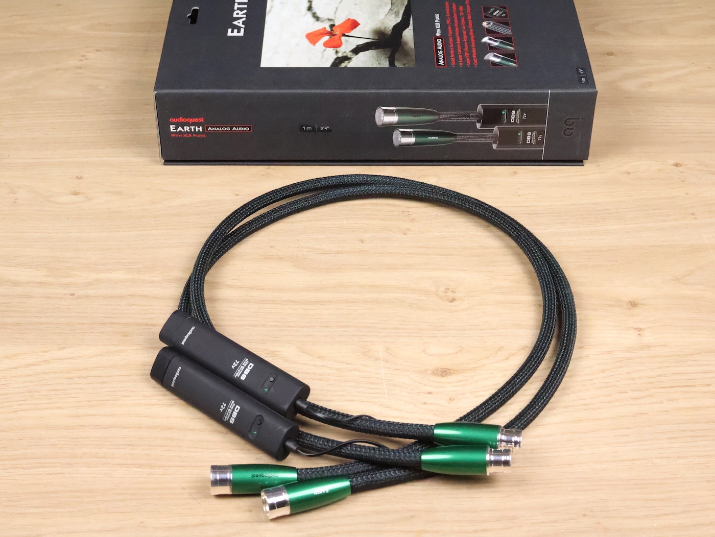 AudioQuest Earth audio interconnects XLR 1,0 metre - Contrado Audio