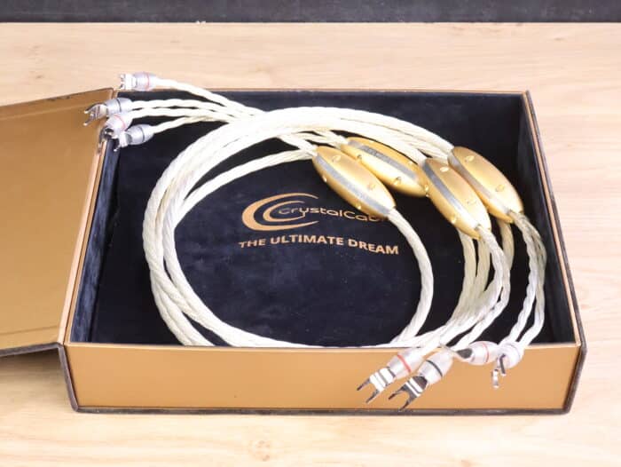Crystal Cable The Ultimate Dream high end audio speaker cables 2,0 metre 1