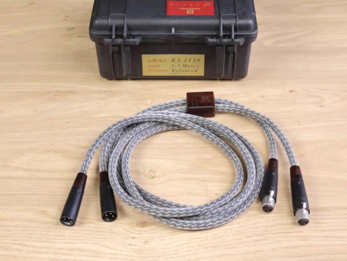 Kimber Kable Select KS-1136 high end silver audio interconnects XLR 1,5 metre 1