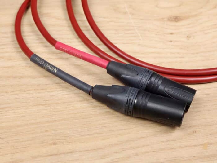 Nordost Leif Red Dawn audio interconnects XLR 1,0 metre 22