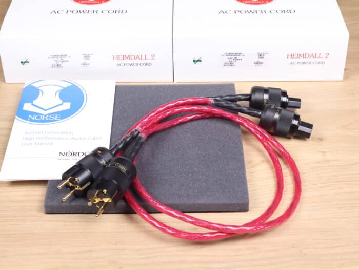 Nordost Norse Heimdall 2 audio power cables 1,0 metre (2 available) 1