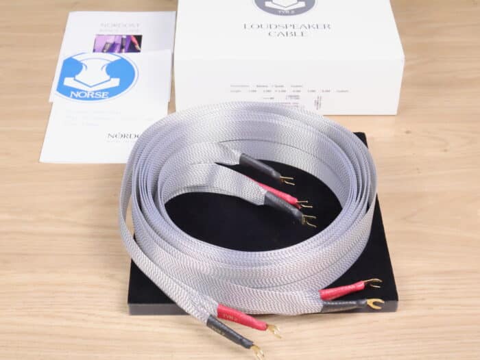 Nordost Norse Tyr 2 high end audio speaker cables 3,0 metre 1
