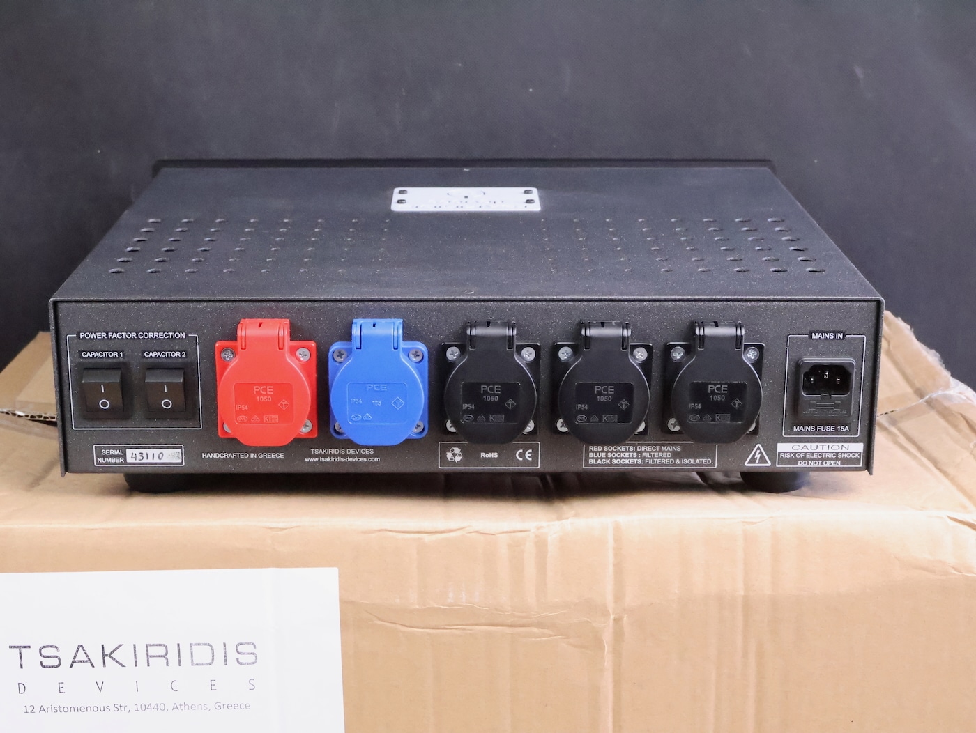 Tsakiridis Athena audio power conditioner NEW 25% OFF 4