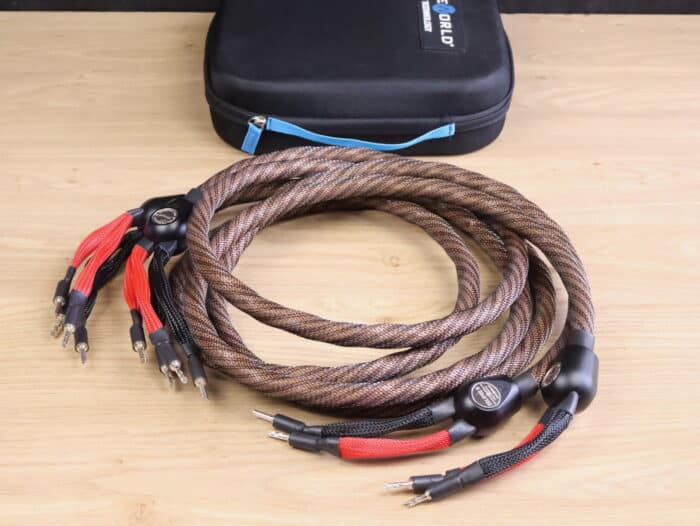 Wireworld Eclipse 8 high end audio speaker cables 2,5 metre 1