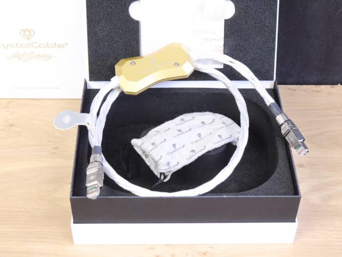 Crystal Cable Art Series Da Vinci Network high end audio ethernet cable 1,0 metre NEW 1