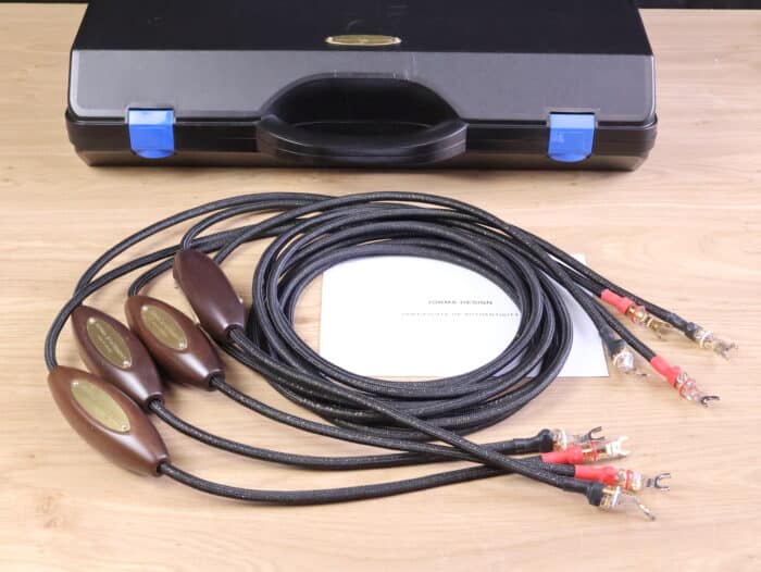 Jorma Design Statement high end audio speaker cables 2,5 metre 1