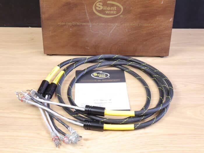 Silent Wire LS Referenz Ag high end silver audio speaker cables 2,0 metre 1