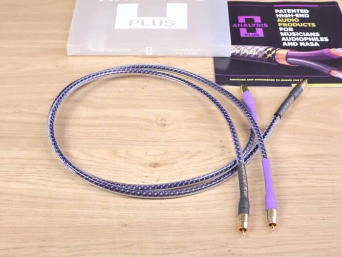 Analysis Plus Solo Crystal Oval-In Copper audio interconnects 1,0 metre 1