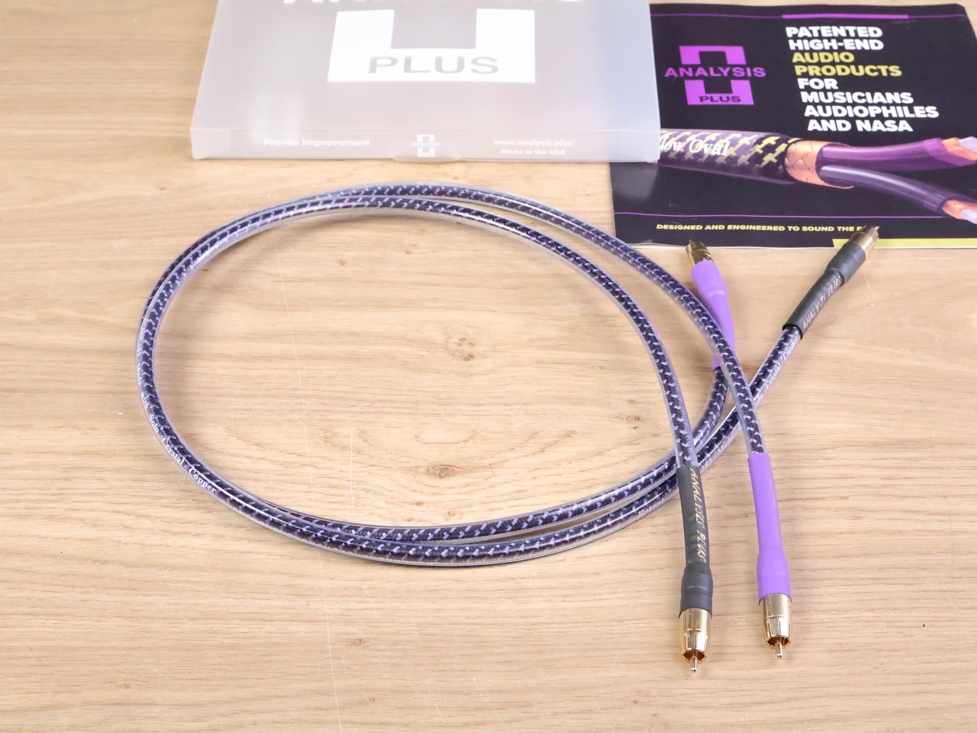 Analysis Plus Solo Crystal Oval-In Copper audio interconnects 1,0 metre 1