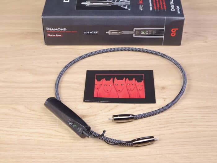 AudioQuest Diamond Digital Coax audio interconnect RCA 0,75 metre 1