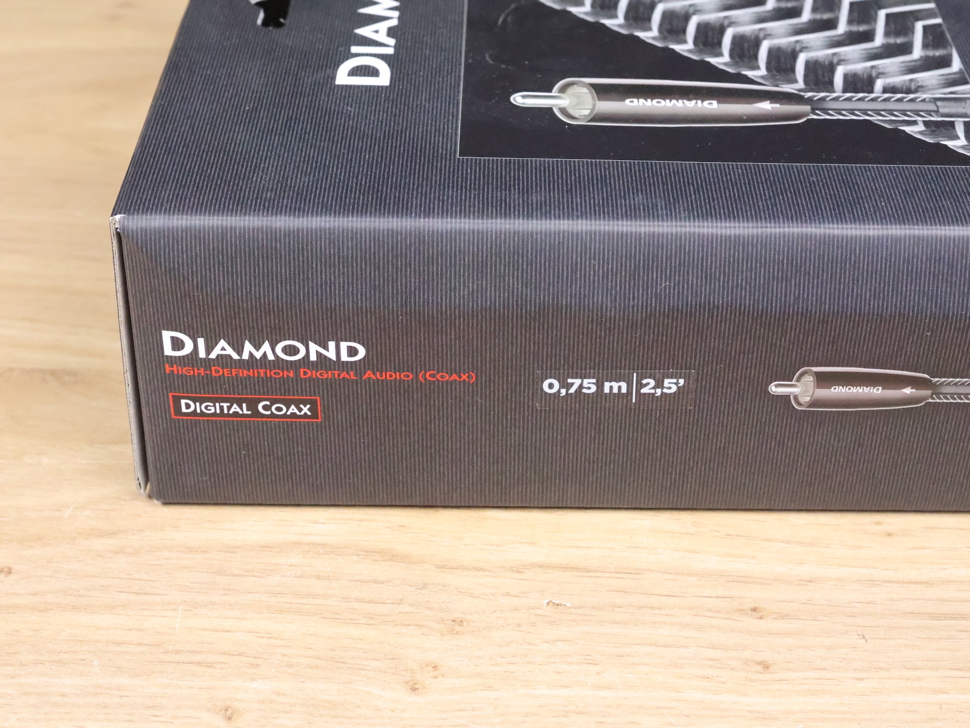 AudioQuest Diamond Digital Coax audio interconnect RCA 0,75 metre 4