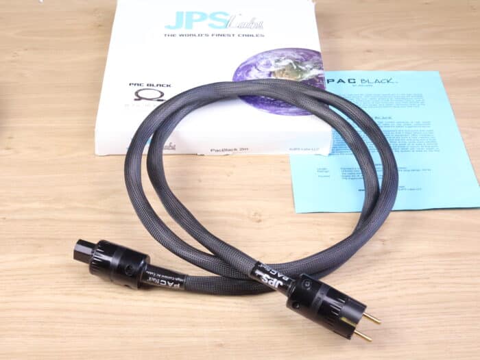 JPS Labs PAC Black high performance audio power cable 2,0 metre 11