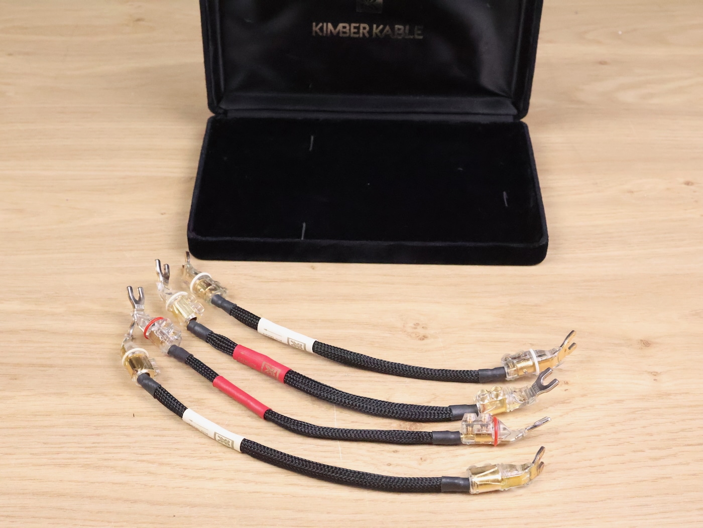 Kimber Kable Select KS-9033 high end audio speaker cable jumpers set of 4 1