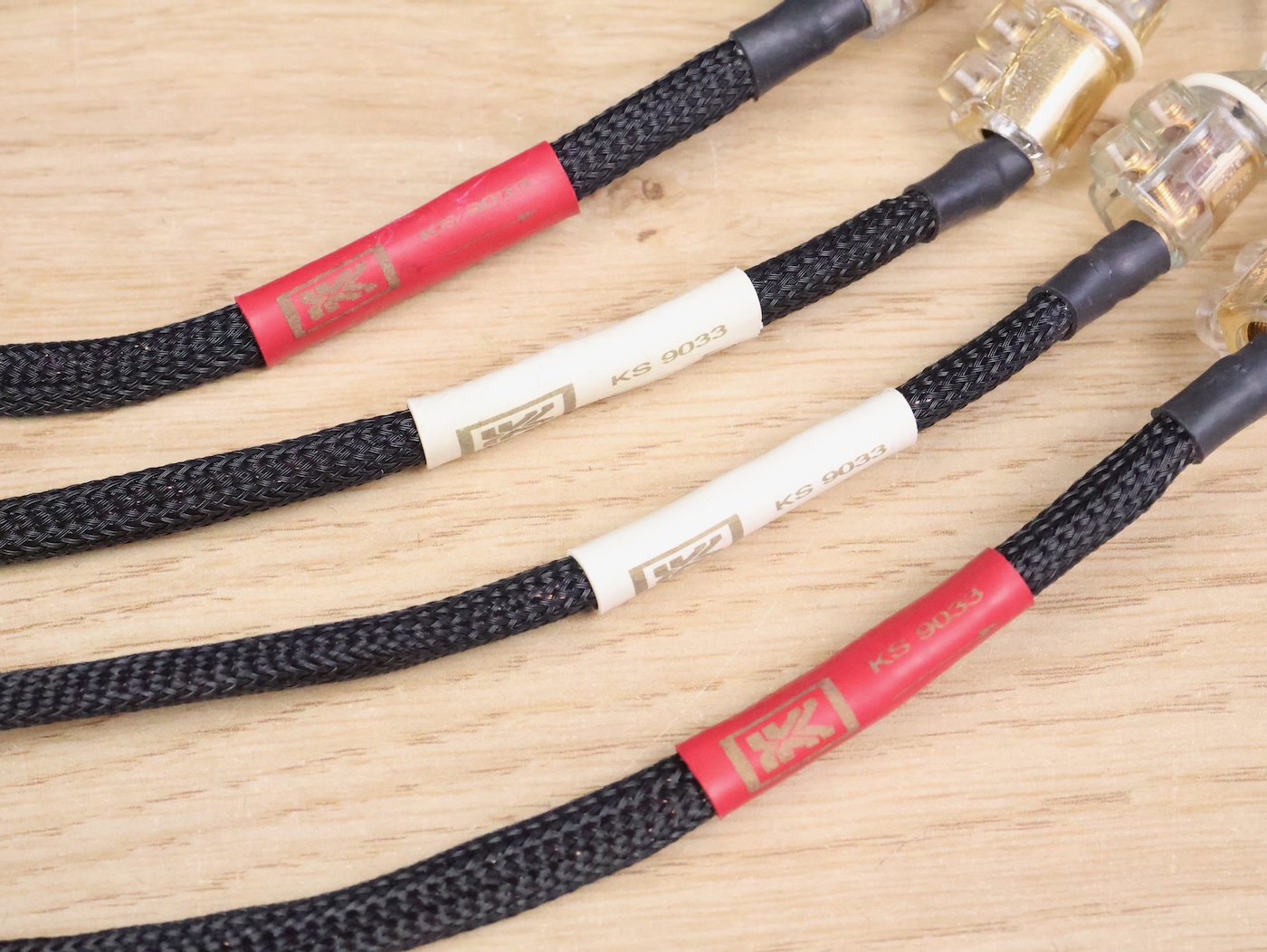 Kimber Kable Select KS-9033 high end audio speaker cable jumpers set of 4 2