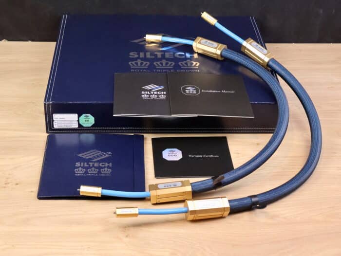 Siltech Royal Triple Crown high end audio interconnects RCA 1,0 metre 1
